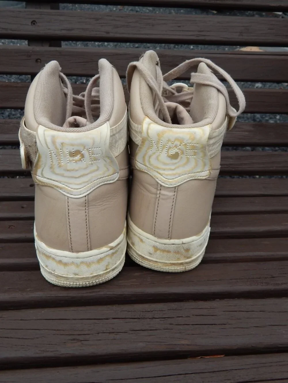 Nike Air Force 1 High Dip Dye AT3293-200 Sand Beige Mens SIze 11.5